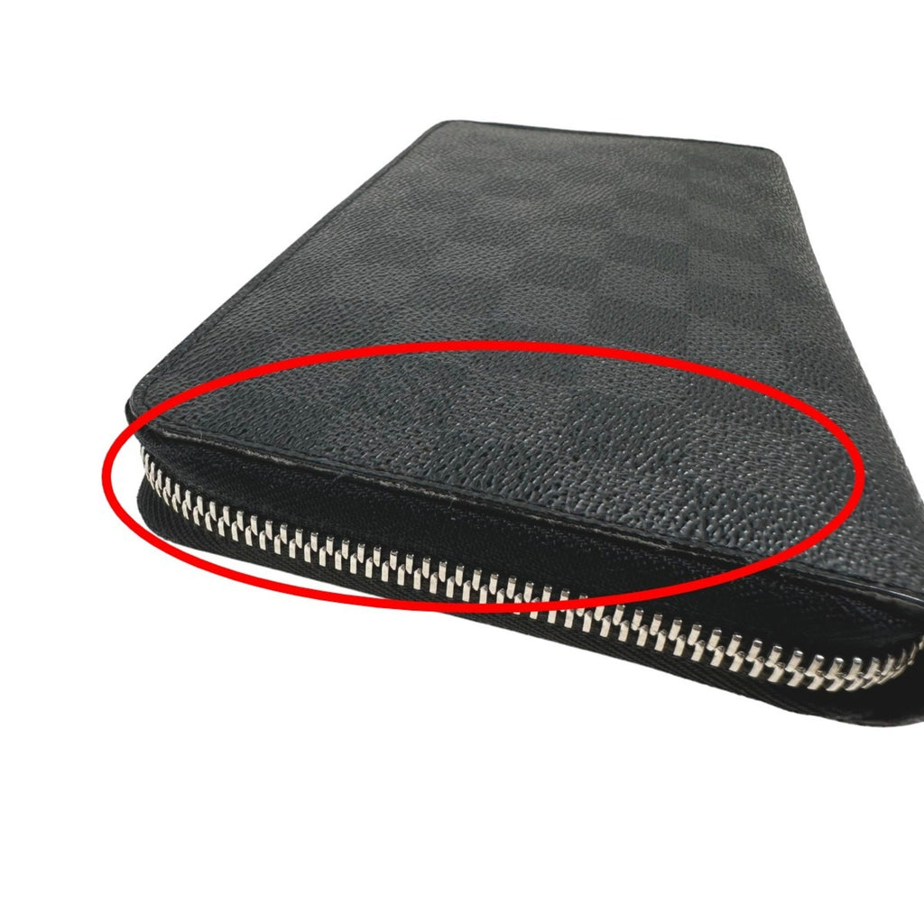 Louis Vuitton Black Damier Graphite Long Wallet (Bi-Fold) (Pre-Owned)