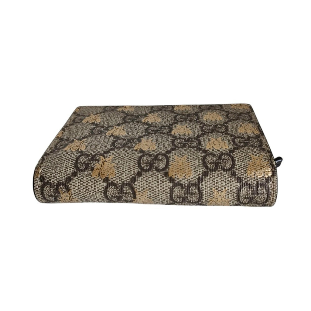 Gucci Beige Brown Gg Supreme Wallet (Bi-Fold) (Pre-Owned)
