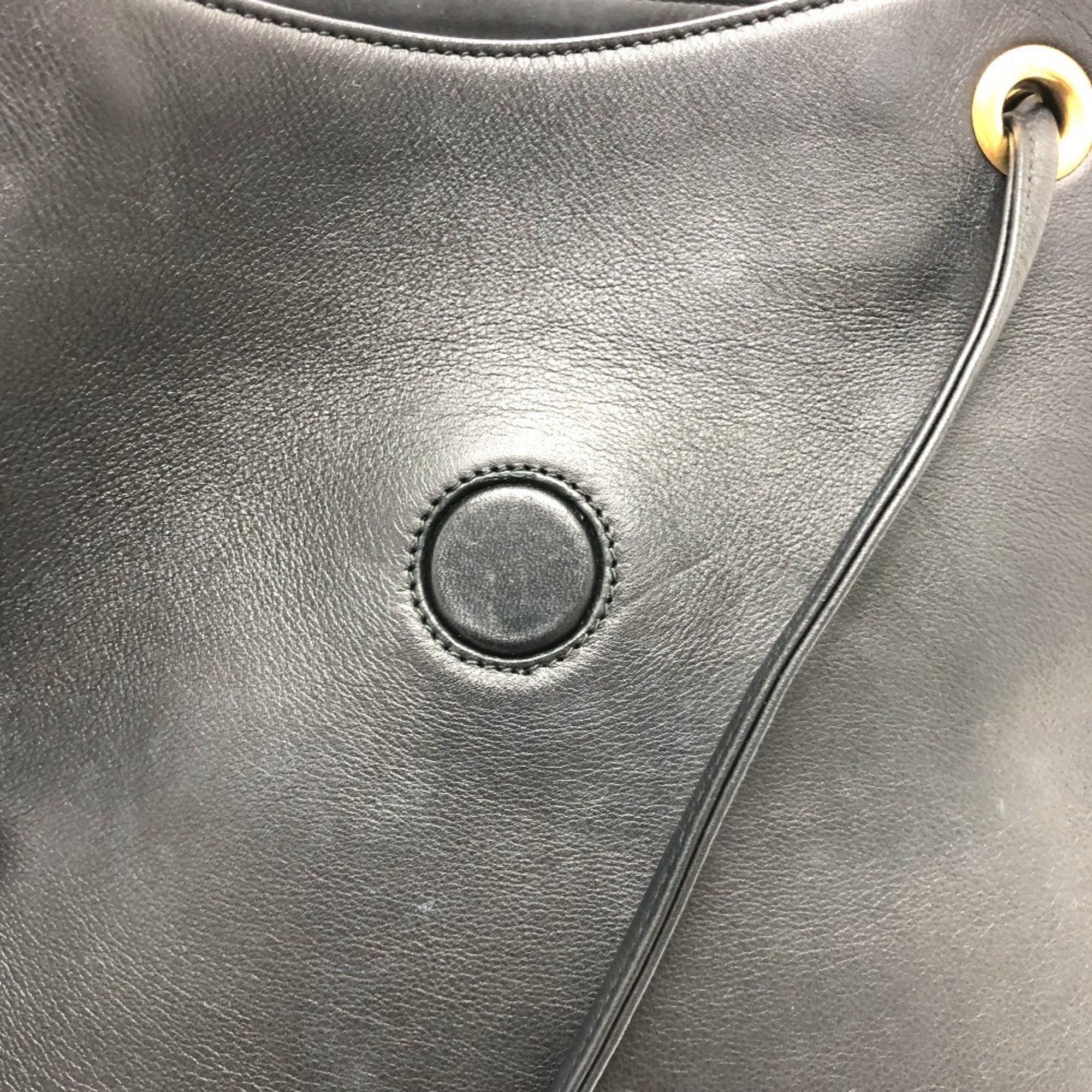 Gucci Black Leather Backpack (Pre-Owned)