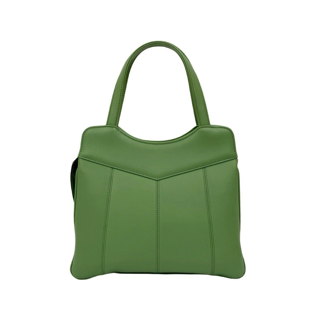Gucci Green Leather Handbag Shoulder Bag (Pre-Owned)