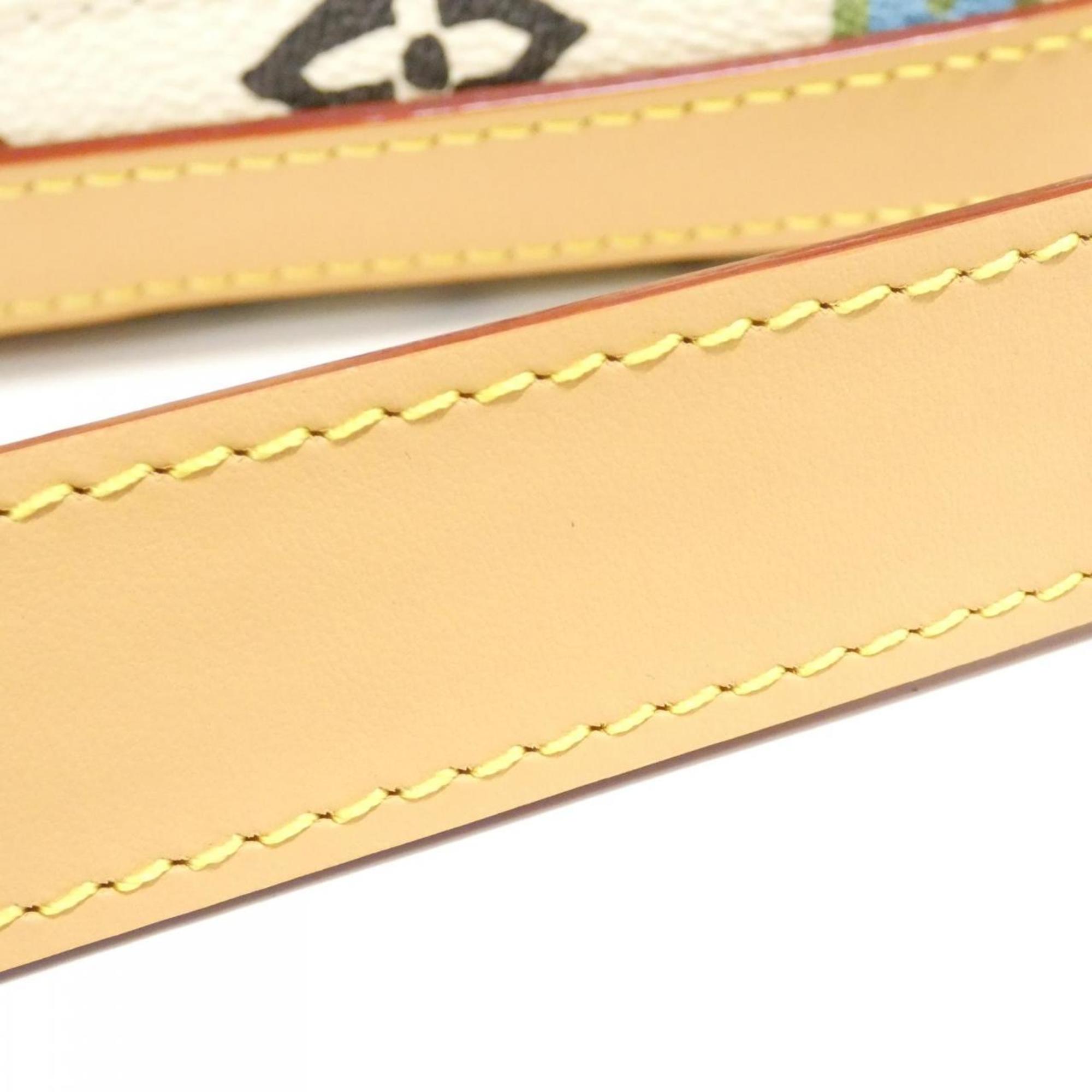 Louis Vuitton Ivory Multi-Color Vanilla Coated Canvas Shoulder Bag (Pre-Owned)
