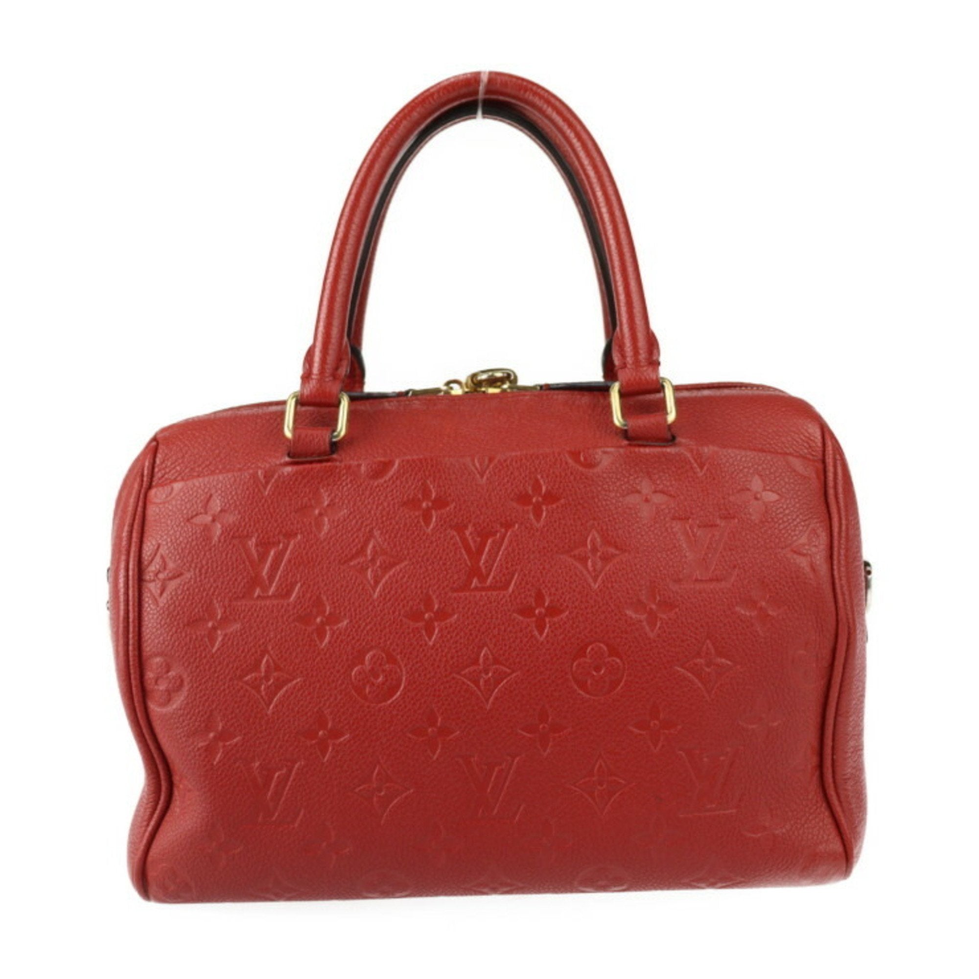 Louis Vuitton Cerise Red Color Leather Handbag Shoulder Bag (Pre-Owned)