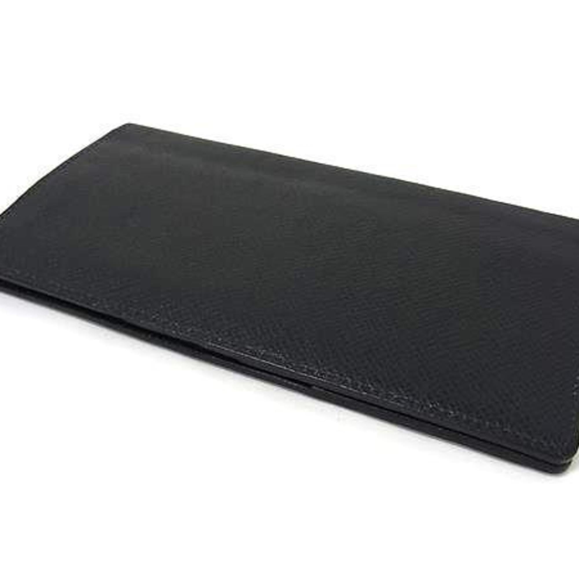 Louis Vuitton Taiga Boreal Navy Taiga Leather Long Wallet (Bi-Fold) (Pre-Owned)