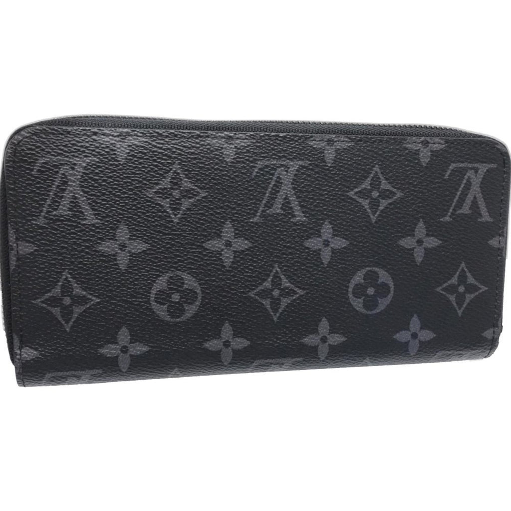 Louis Vuitton Monogram Eclipse Monogram Eclipse Noir Monogram Eclipse Long Wallet (Bi-Fold) (Pre-Owned)