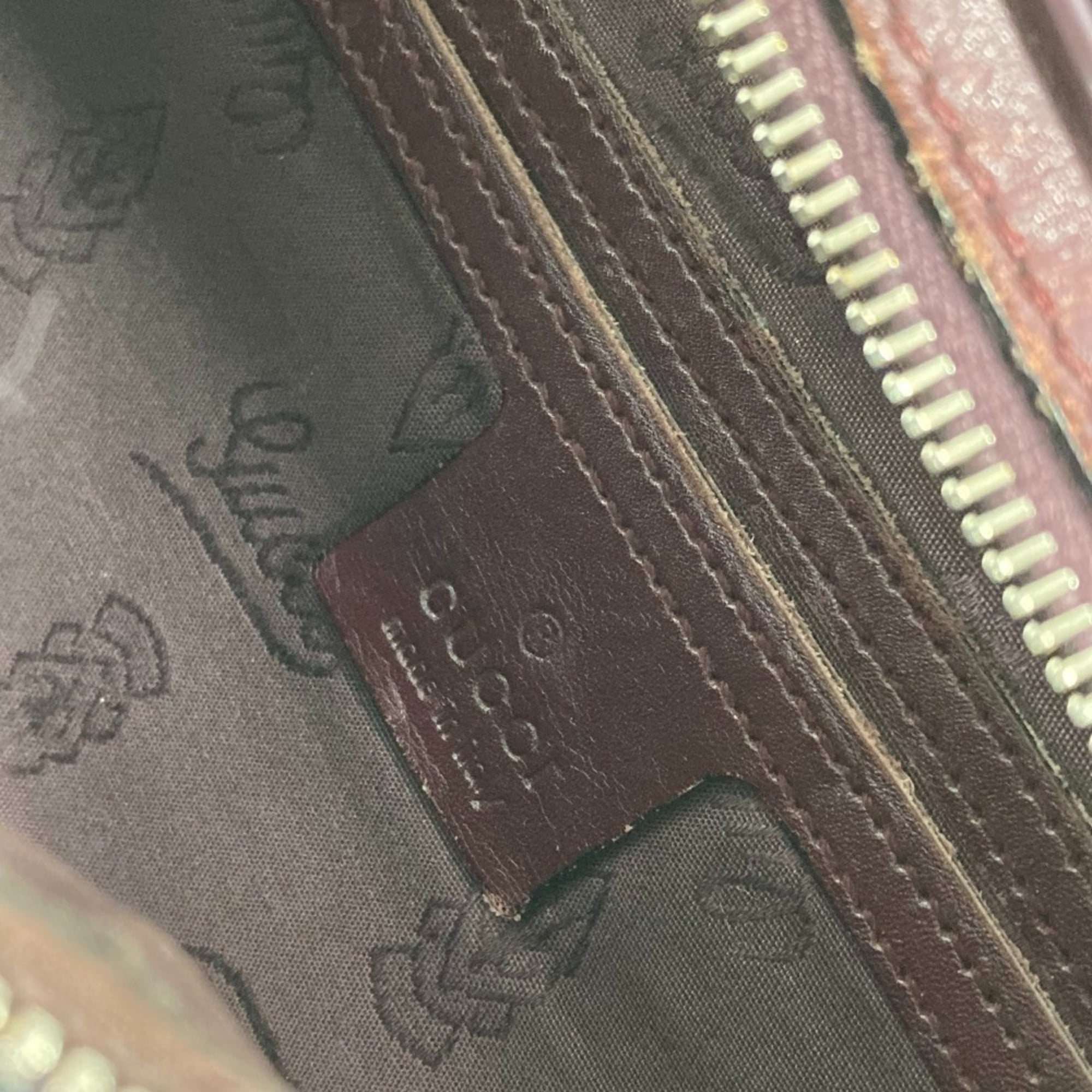 Gucci Purple Pvc Leather Shoulder Bag Sling Bag (Pre-Owned)