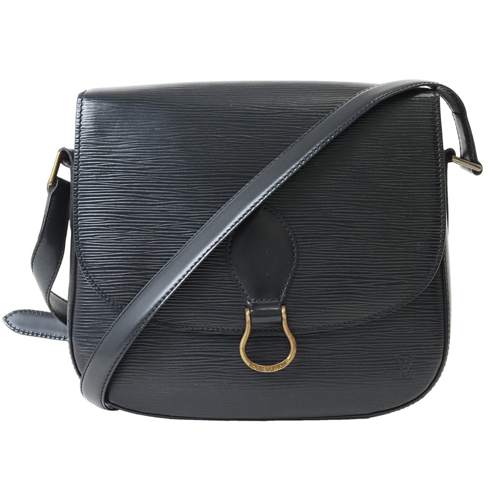 Louis Vuitton Black Epi Leather Pochette Shoulder Bag (Pre-Owned)