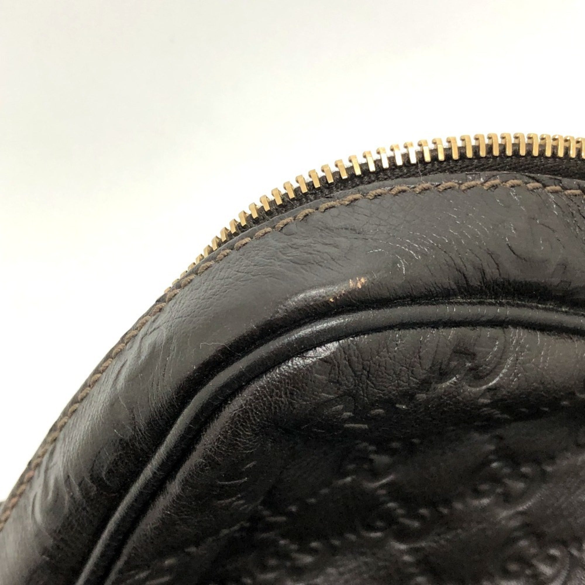 Gucci Brown Leather Briefcase Handbag (Pre-Owned)