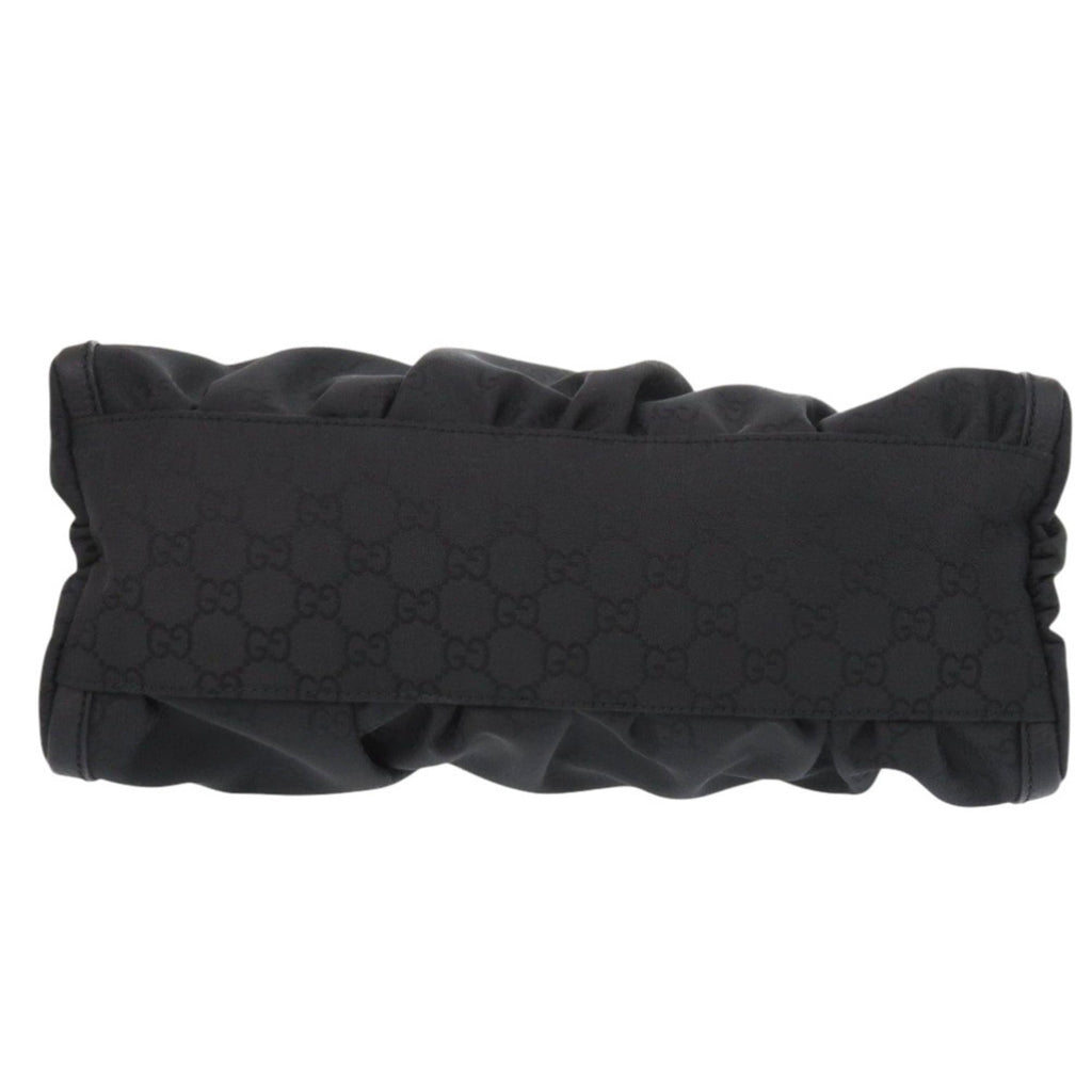 Gucci Black Nylon Handbag Shoulder Bag (Pre-Owned)
