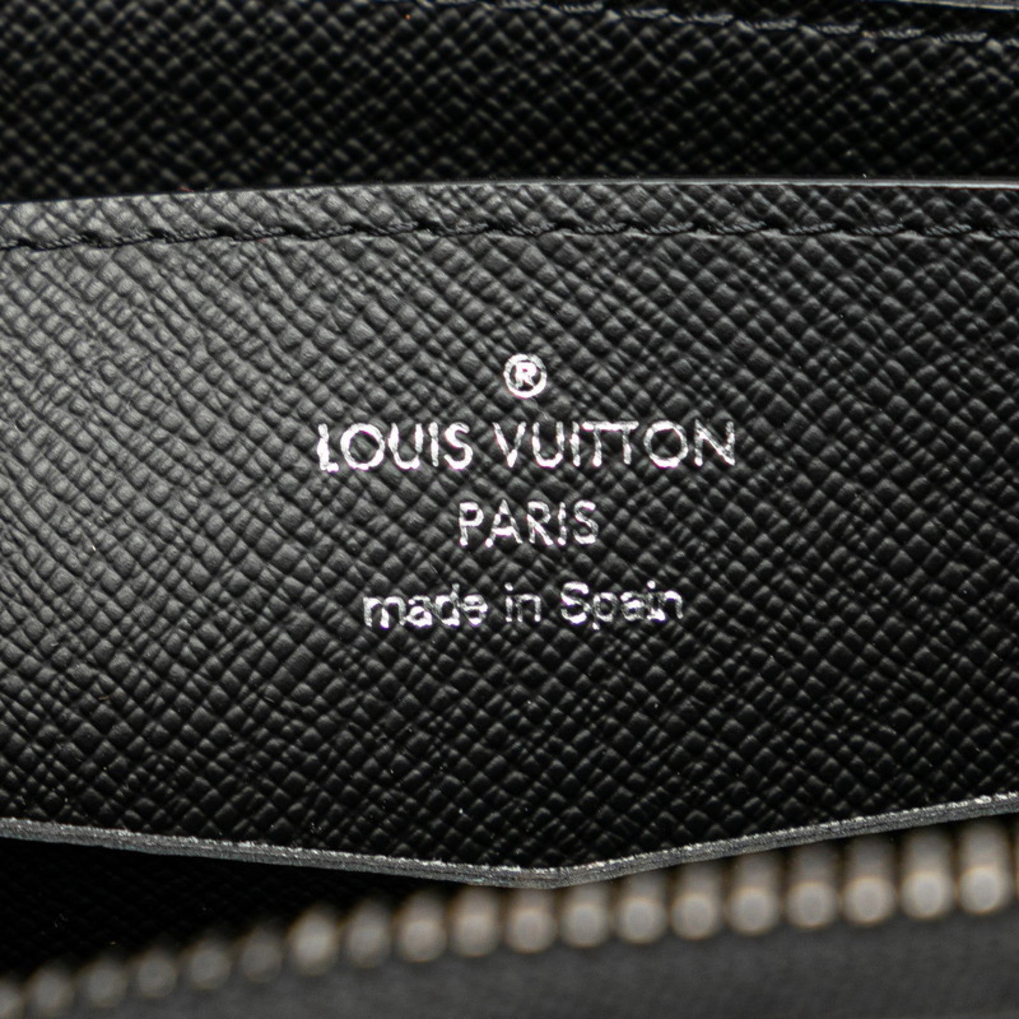 Louis Vuitton Black Pvc Leather Long Wallet (Bi-Fold) (Pre-Owned)