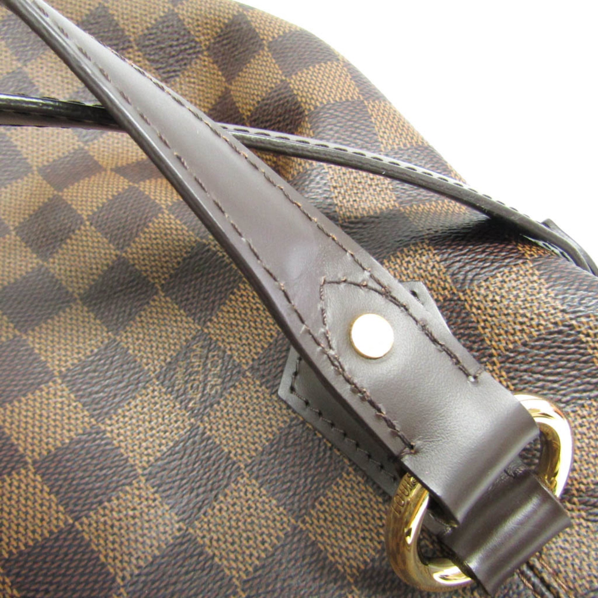 Louis Vuitton Damier Ebene Damier Canvas Handbag Shoulder Bag (Pre-Owned)
