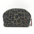 Fendi Brown Canvas Leather Pouch (Pre-Owned)