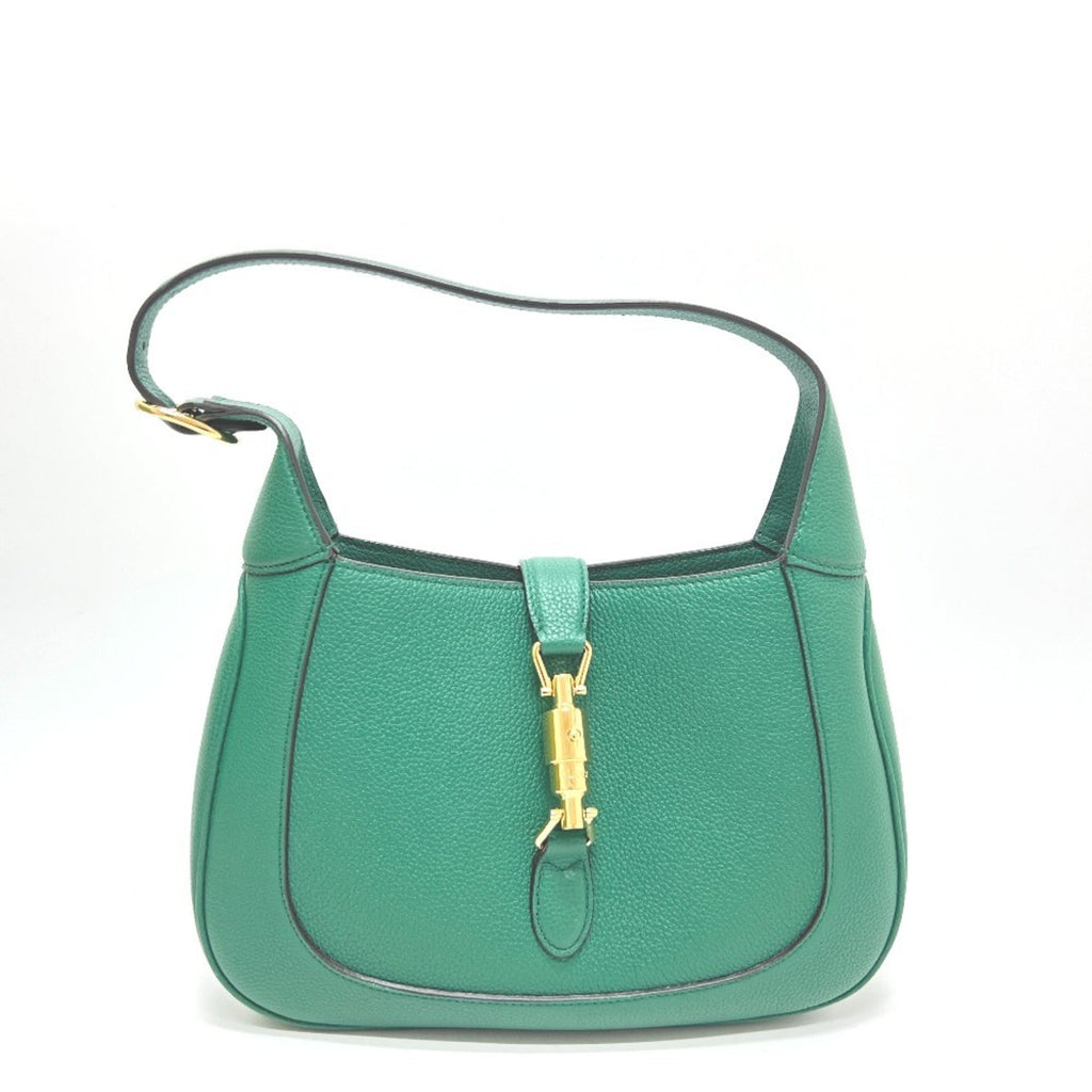 Gucci Green Leather Shoulder Bag (Pre-Owned)