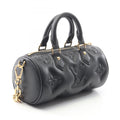 Louis Vuitton Black Noir Leather Handbag (Pre-Owned)