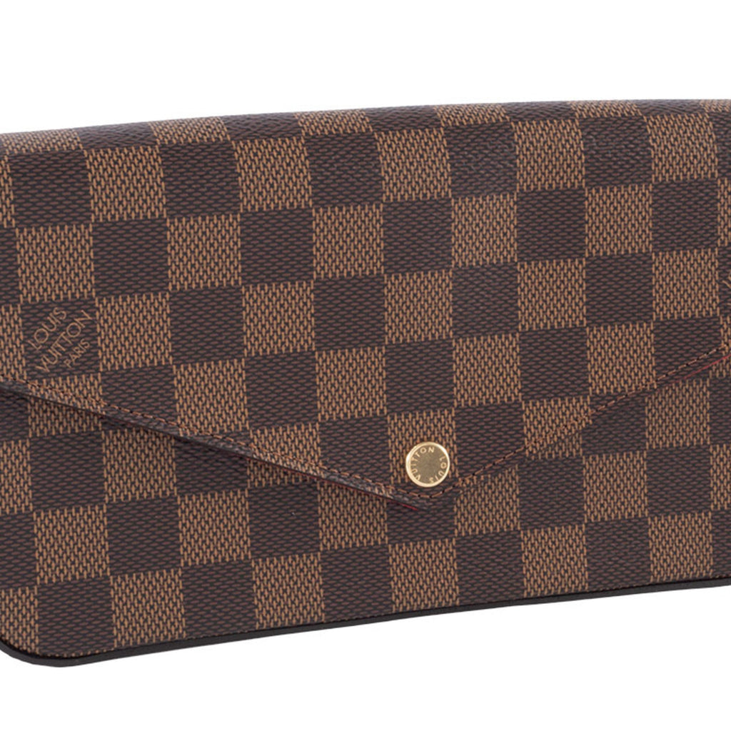 Louis Vuitton Brown Damier Canvas Ebene Damier Canvas Shoulder Bag (Pre-Owned)