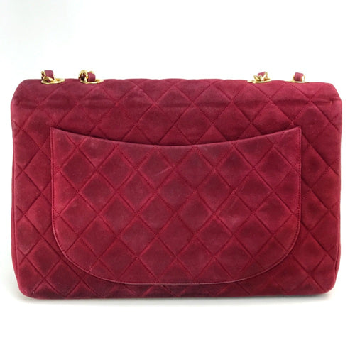 Chanel Red Leather Shoulder Bag (Pre-Owned)