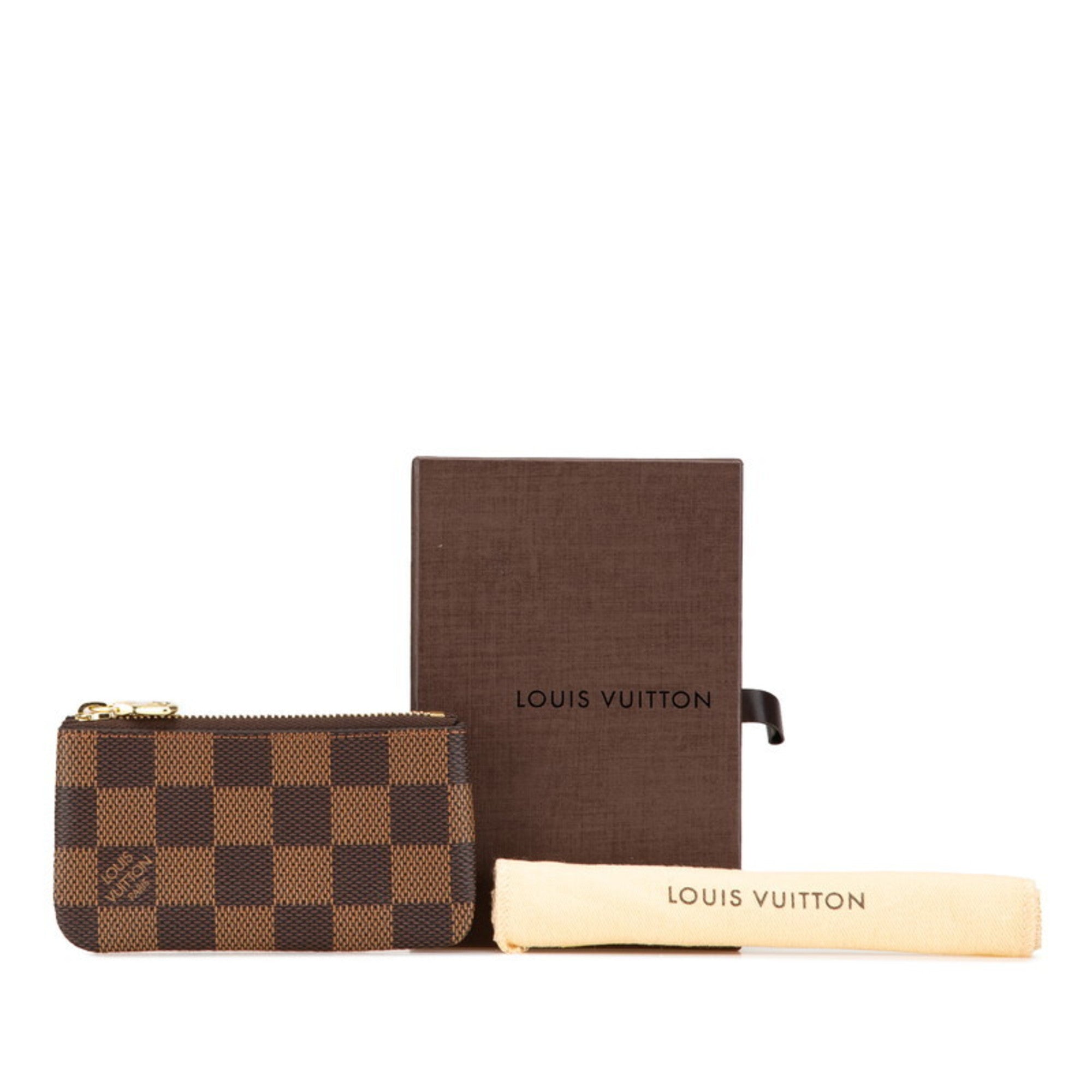 Louis Vuitton Brown Pvc Leather Coin Purse/Coin Case (Pre-Owned)