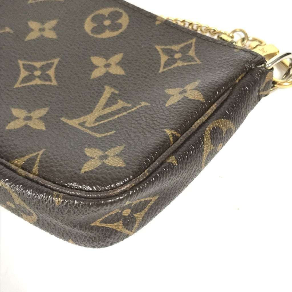 Louis Vuitton Brown Canvas Handbag Pochette (Pre-Owned)