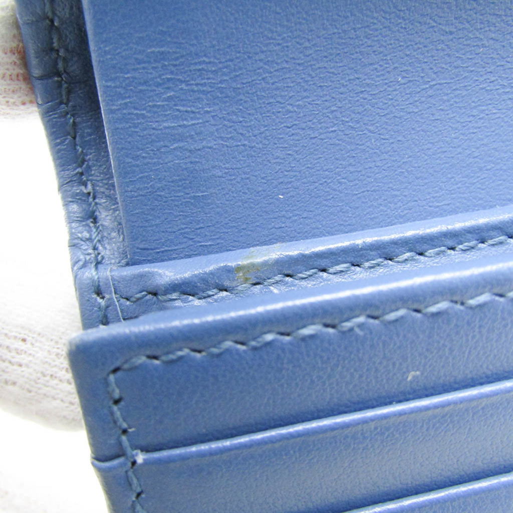 Gucci Blue Leather Wallet (Bi-Fold) (Pre-Owned)