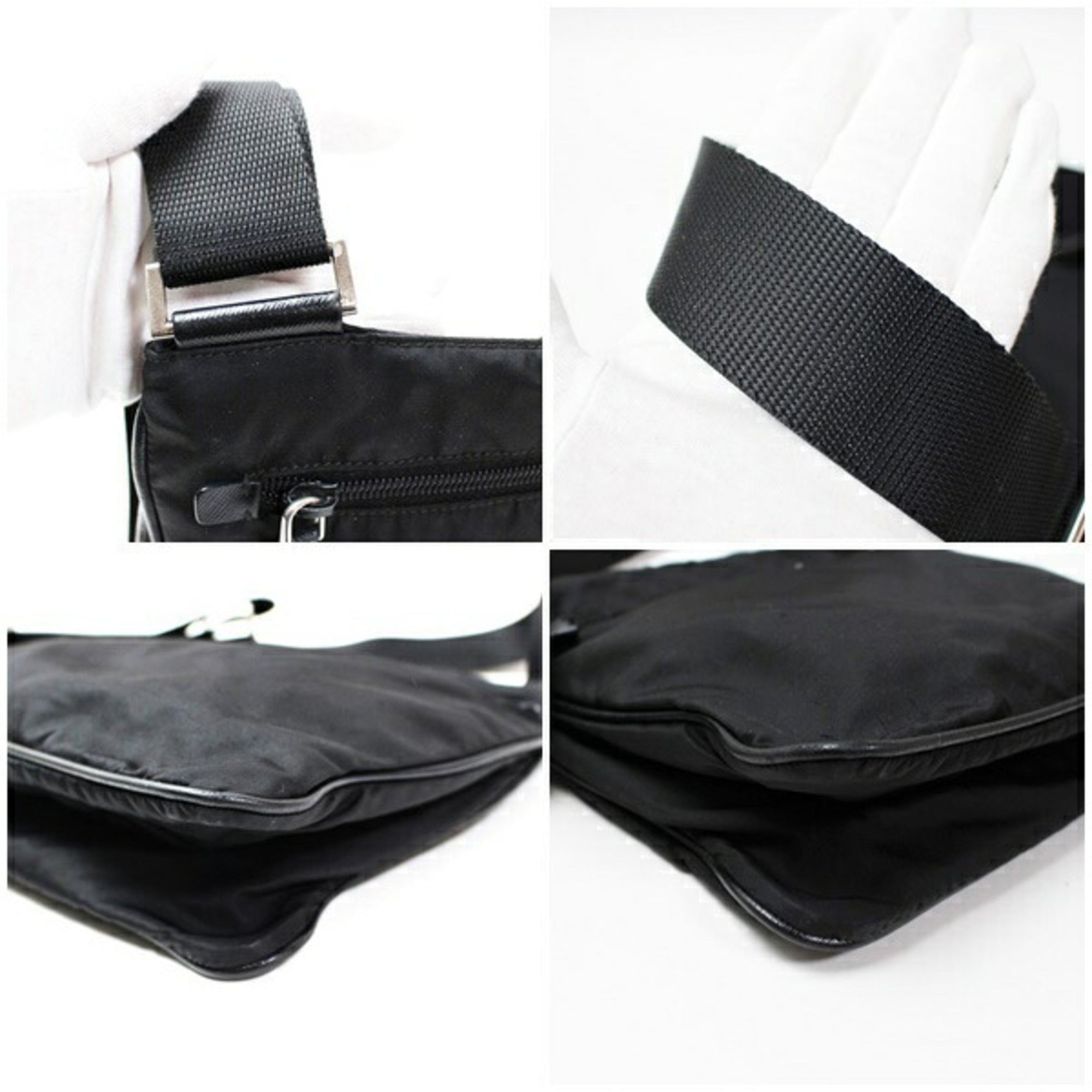 Prada Black Nylon Shoulder Bag (Pre-Owned)