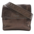 Chanel Bronze Leather Shoulder Bag (Pre-Owned)
