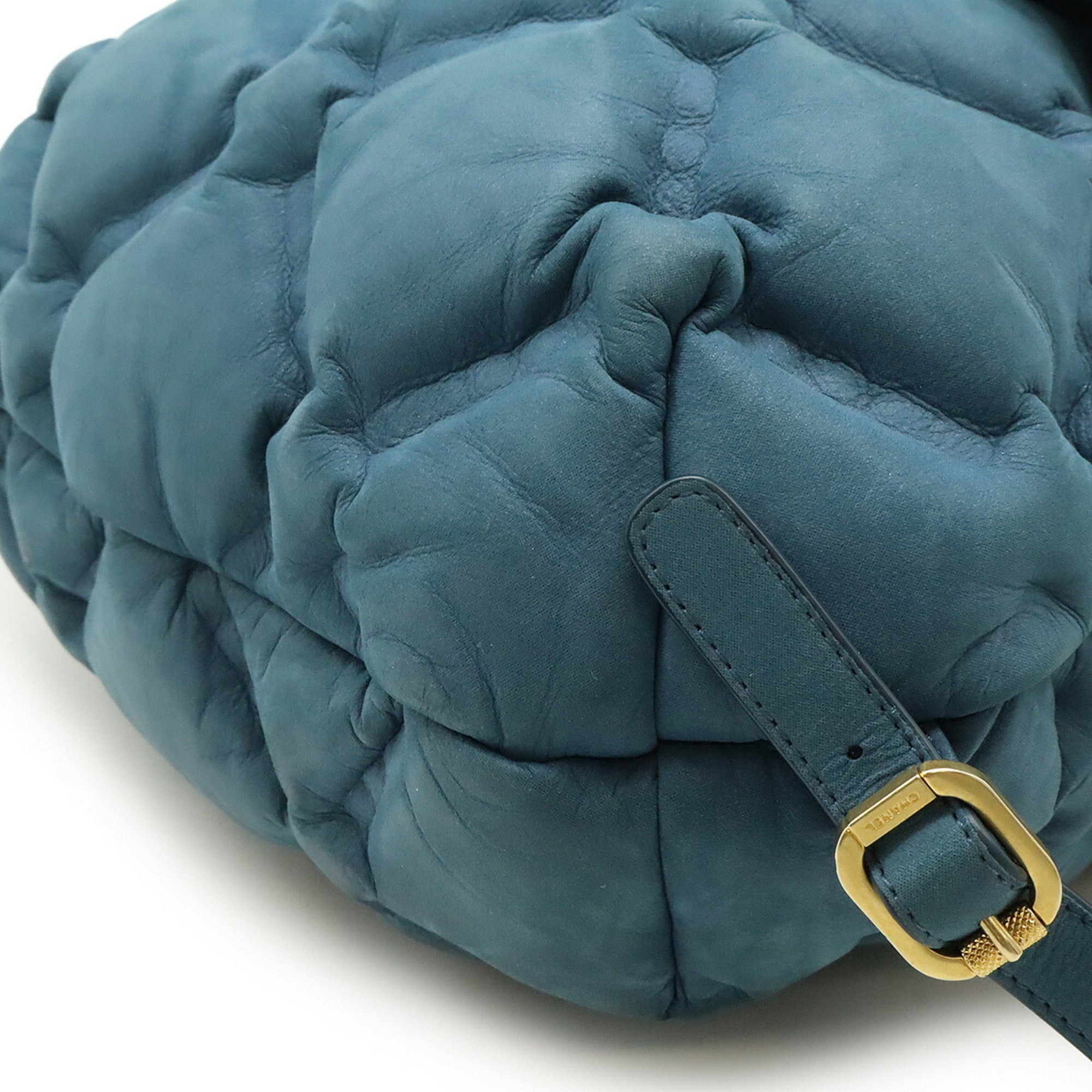 Chanel Blue Pink Leather Backpack (Pre-Owned)