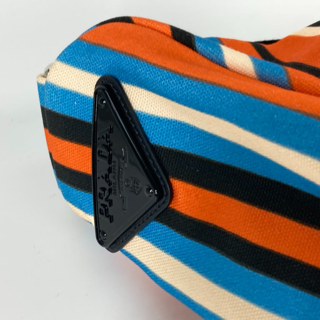 Prada Orange Cloth Shoulder Bag (Pre-Owned)