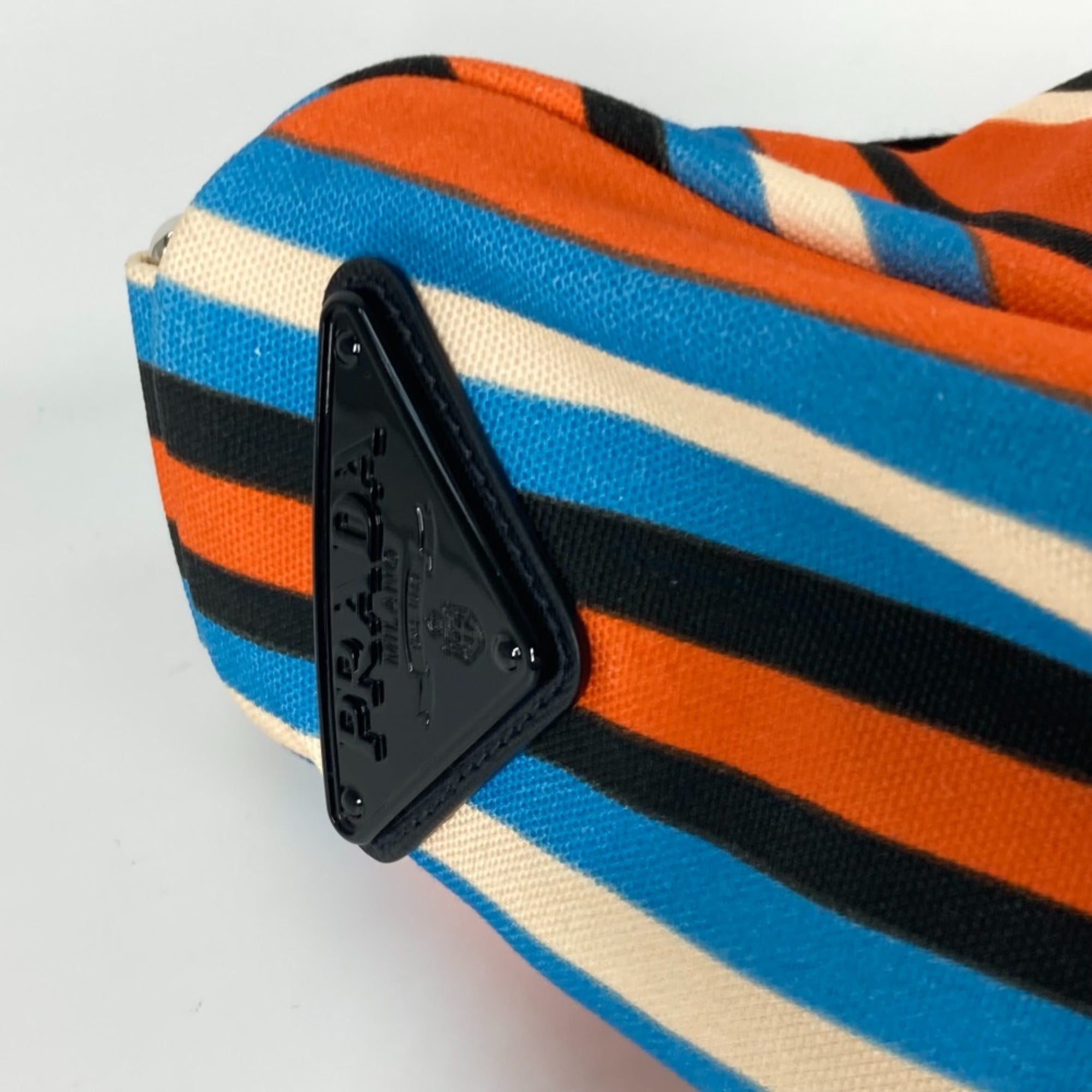 Prada Orange Cloth Shoulder Bag (Pre-Owned)