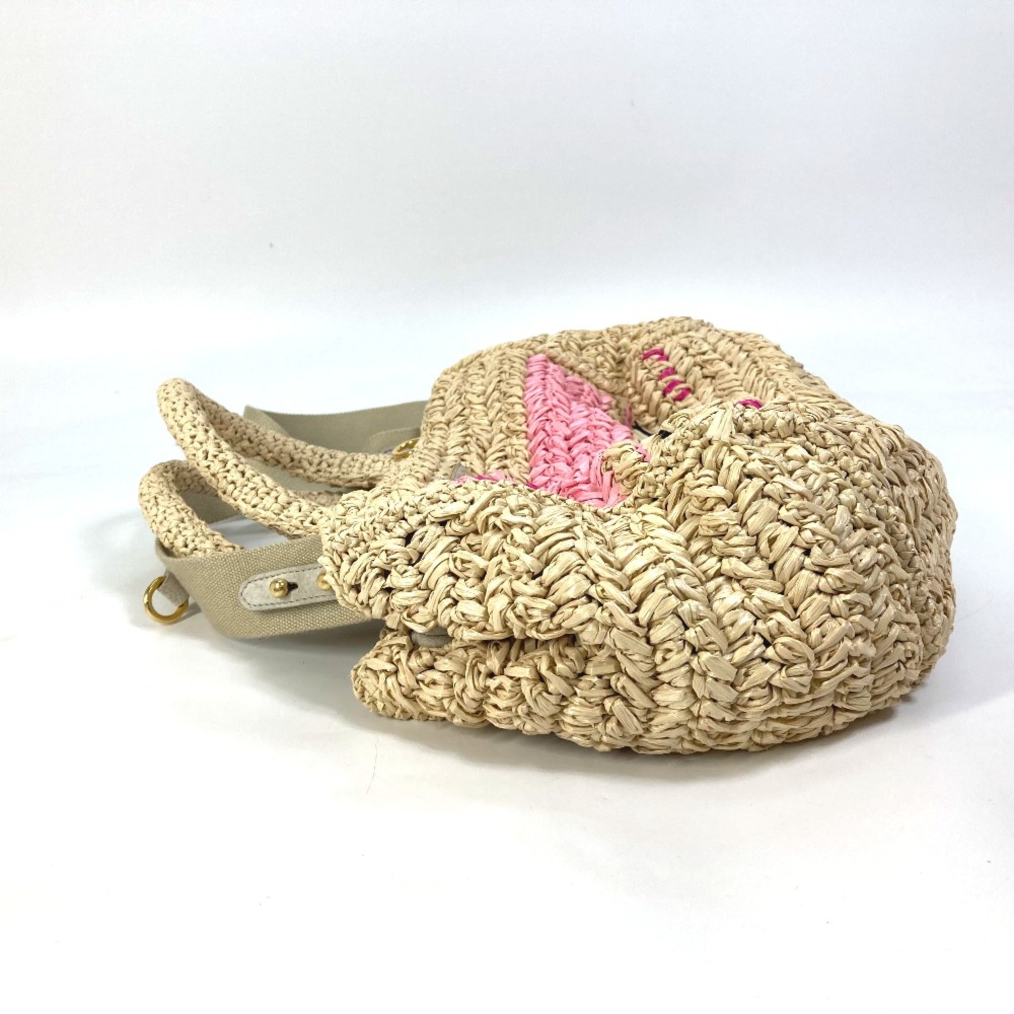 Prada Beige Cloth Handbag (Pre-Owned)