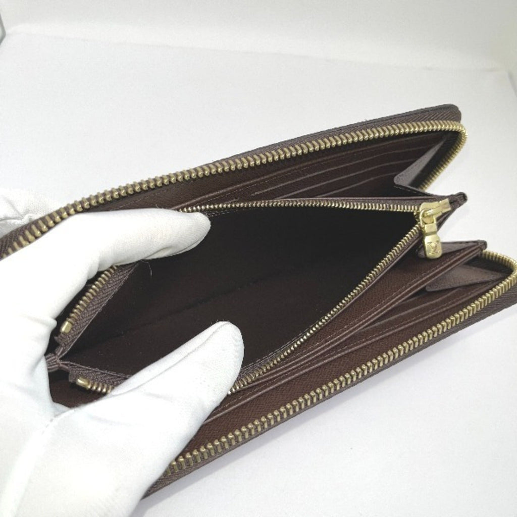 Louis Vuitton Brown Damier Canvas Long Wallet (Bi-Fold) (Pre-Owned)