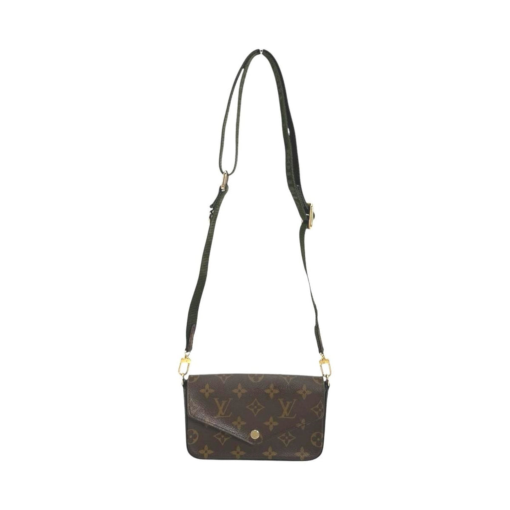 Louis Vuitton Brown Monogram Canvas Pochette Shoulder Bag (Pre-Owned)