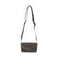 Louis Vuitton Brown Monogram Canvas Pochette Shoulder Bag (Pre-Owned)