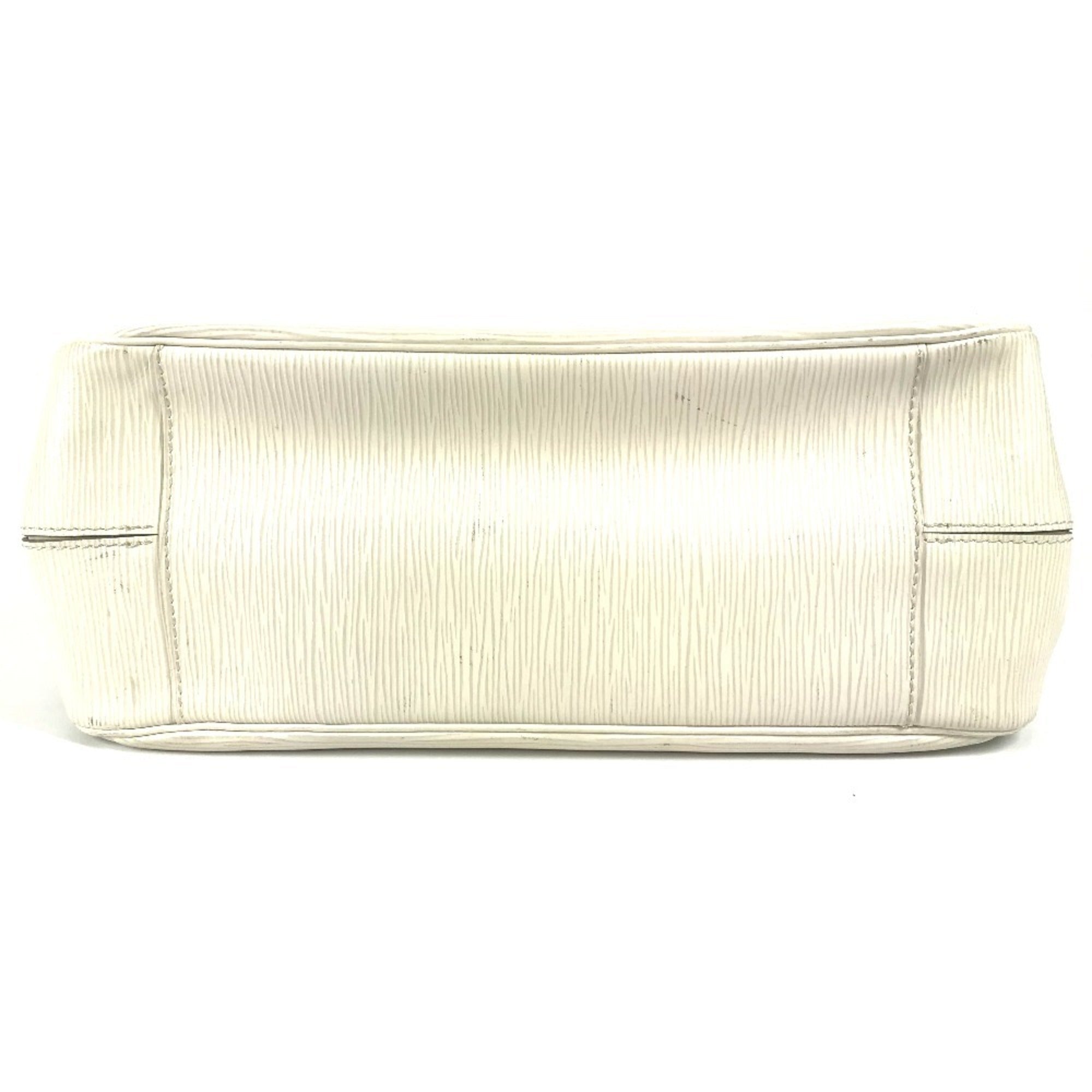 Louis Vuitton Epi White Epi Leather Handbag Tote Bag (Pre-Owned)