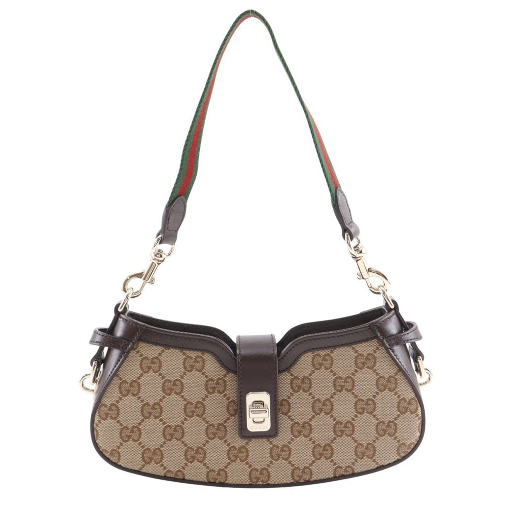 Gucci Brown Gg Canvas Shoulder Bag (Pre-Owned)