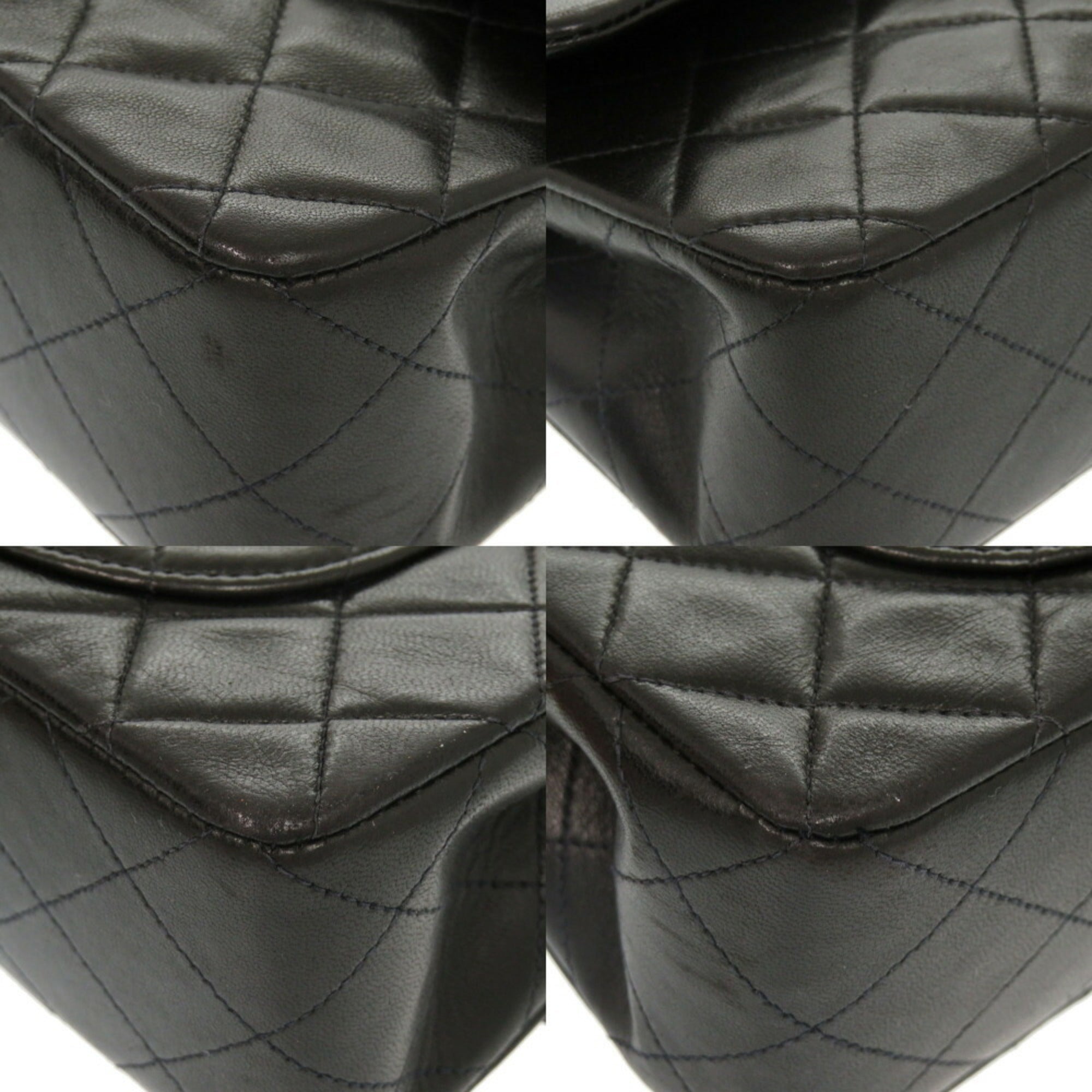 Chanel Black Leather Shoulder Bag (Pre-Owned)