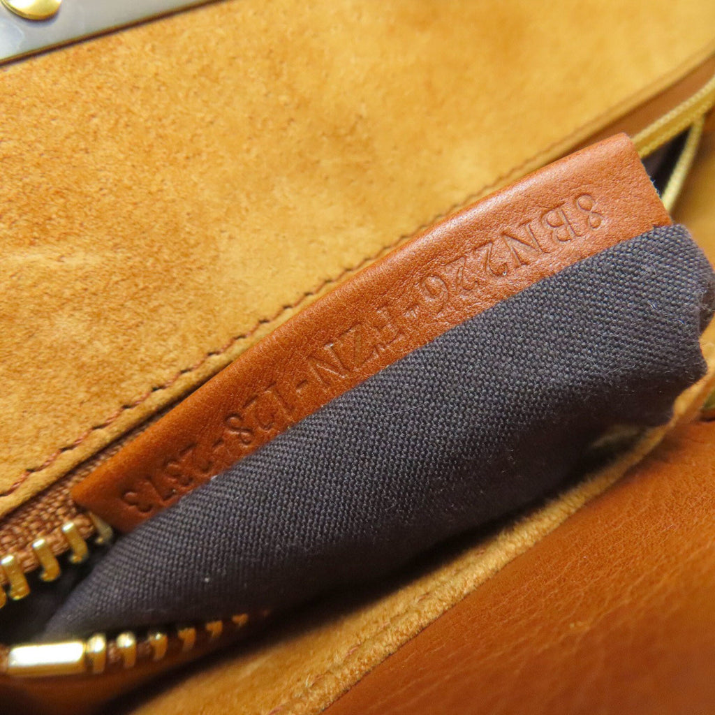 Fendi Brown Leather Handbag (Pre-Owned)