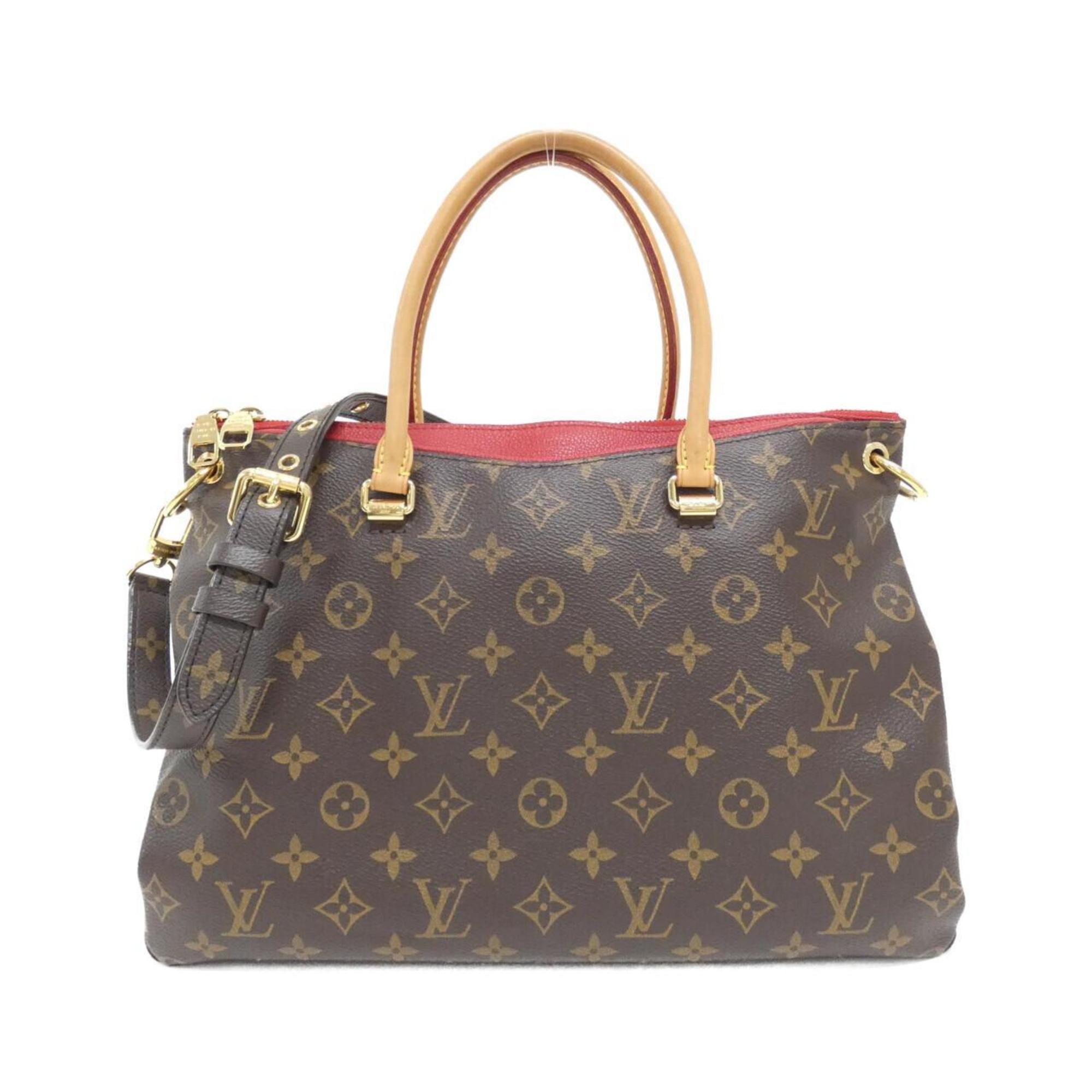 Louis Vuitton Cerise Marron Coated Canvas Handbag (Pre-Owned)