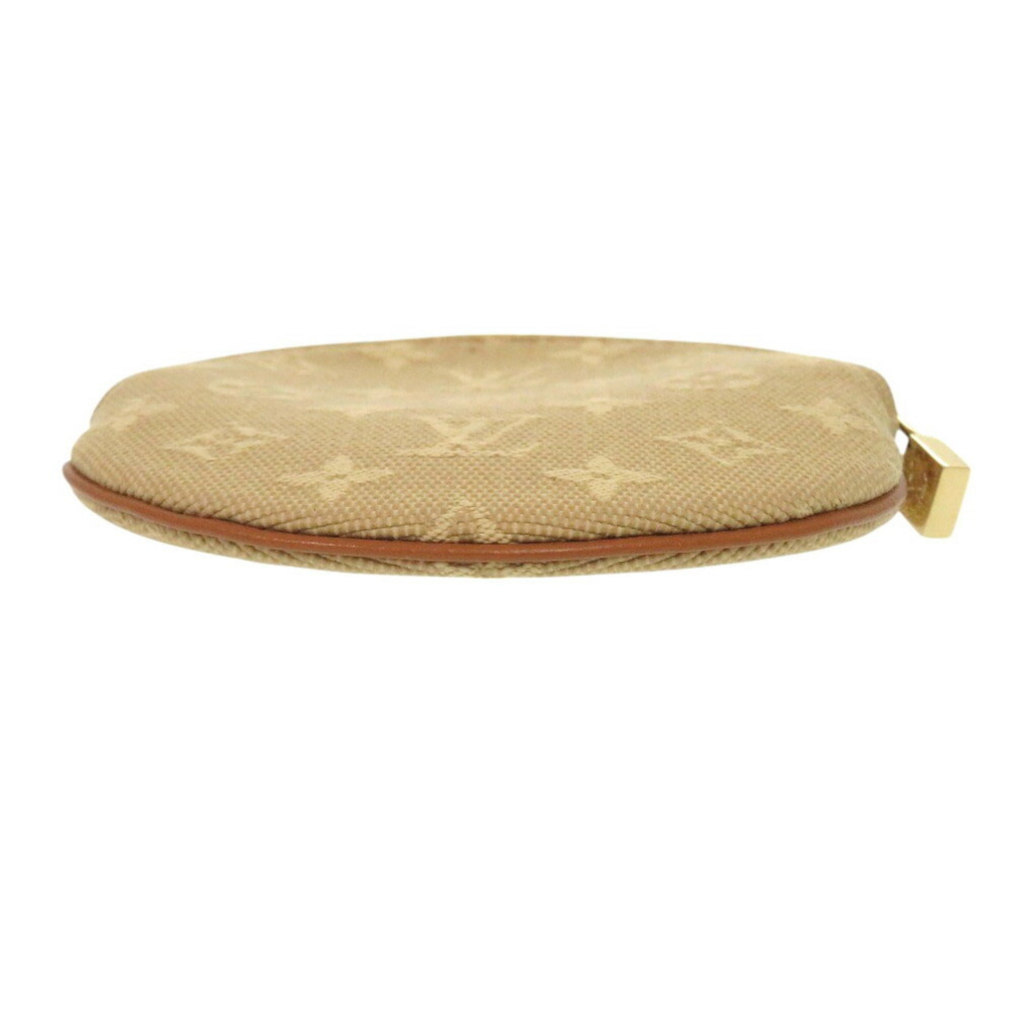 Louis Vuitton Beige Monogram Mini Coin Purse/Coin Case (Pre-Owned)