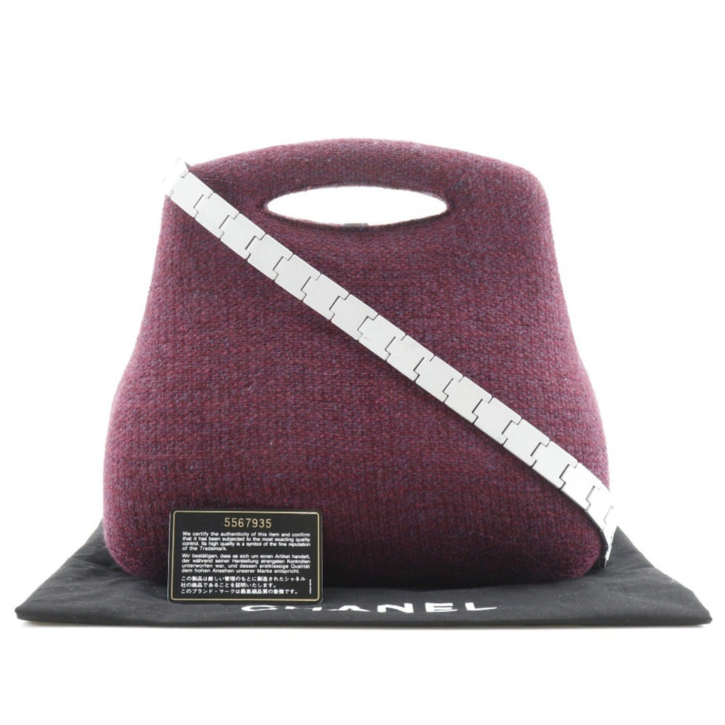Chanel Tweed Handbag (Pre-Owned)