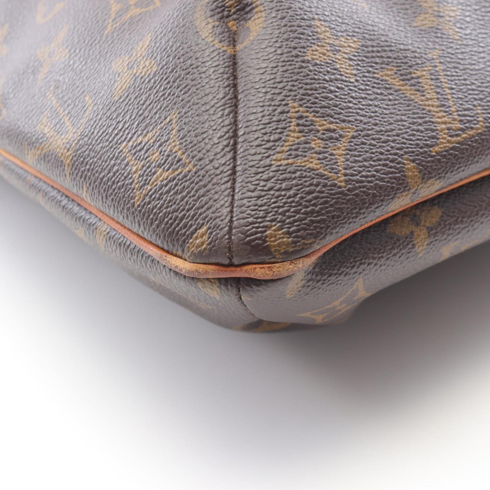 Louis Vuitton Brown Coated Canvas Pvc Leather Shoulder Bag (Pre-Owned)