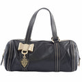 Gucci Hysteria Black Leather Boston Bag (Pre-Owned)