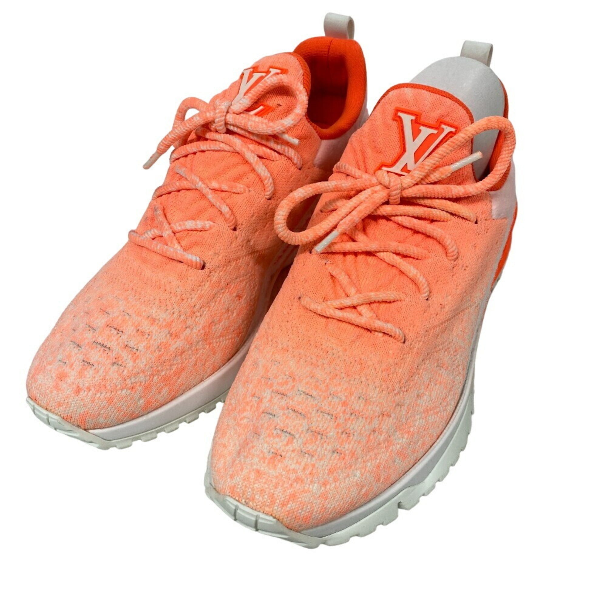 Louis Vuitton Orange White Sneakers (Pre-Owned)