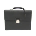 Louis Vuitton Robusto 1 Briefcase Taiga Leather Black Leather Briefcase Bag (Pre-Owned)