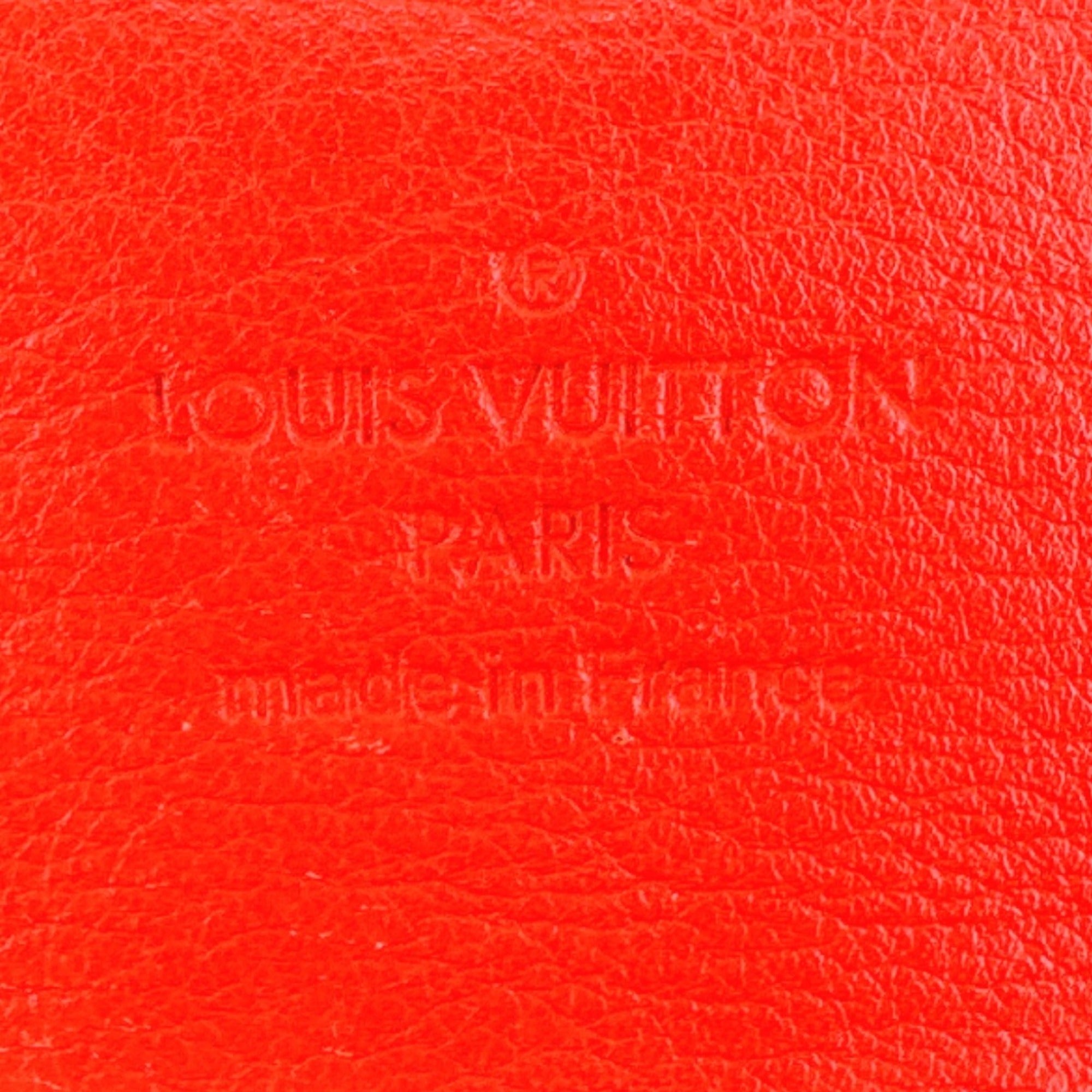 Louis Vuitton Corail Mahina Leather Long Wallet (Bi-Fold) (Pre-Owned)