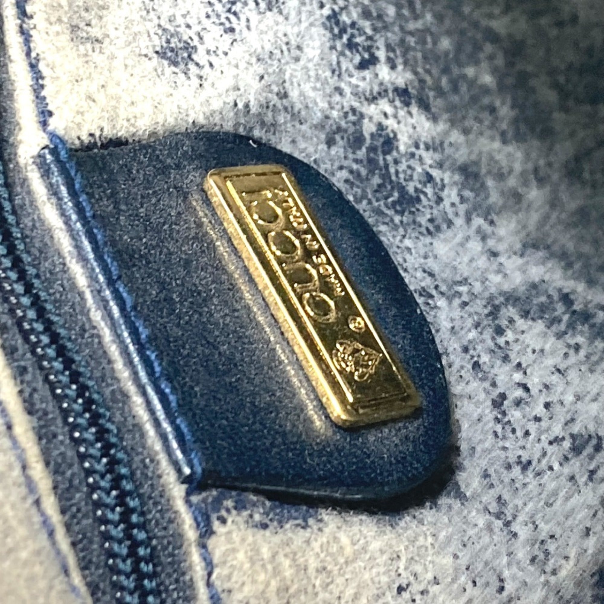 Gucci Navy Pvc Leather Pochette Shoulder Bag (Pre-Owned)