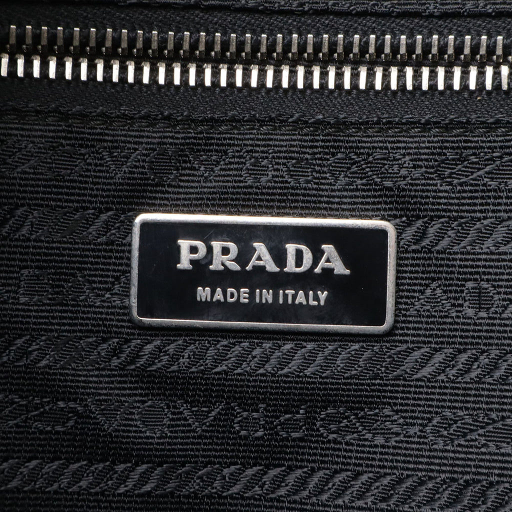 Prada Black Nylon Handbag Shoulder Bag Tote Bag (Pre-Owned)