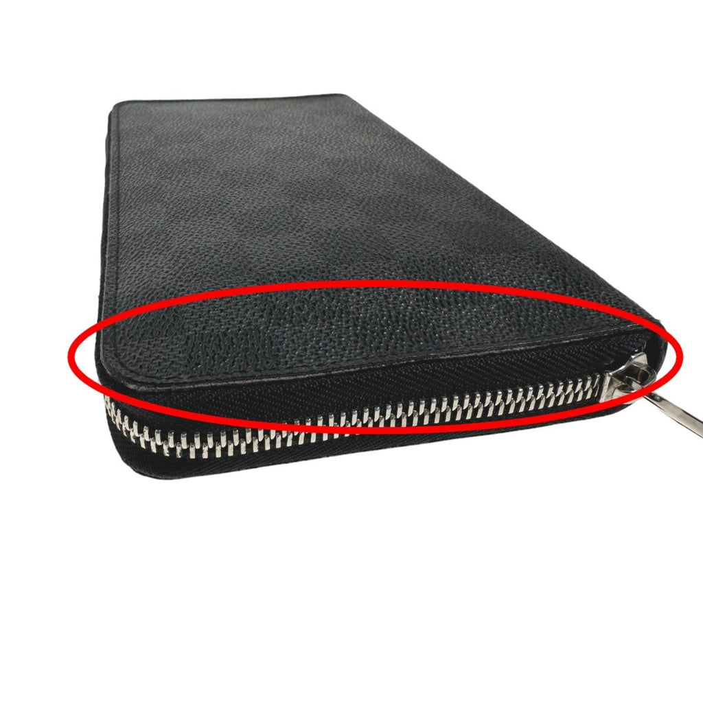 Louis Vuitton Black Damier Graphite Long Wallet (Bi-Fold) (Pre-Owned)