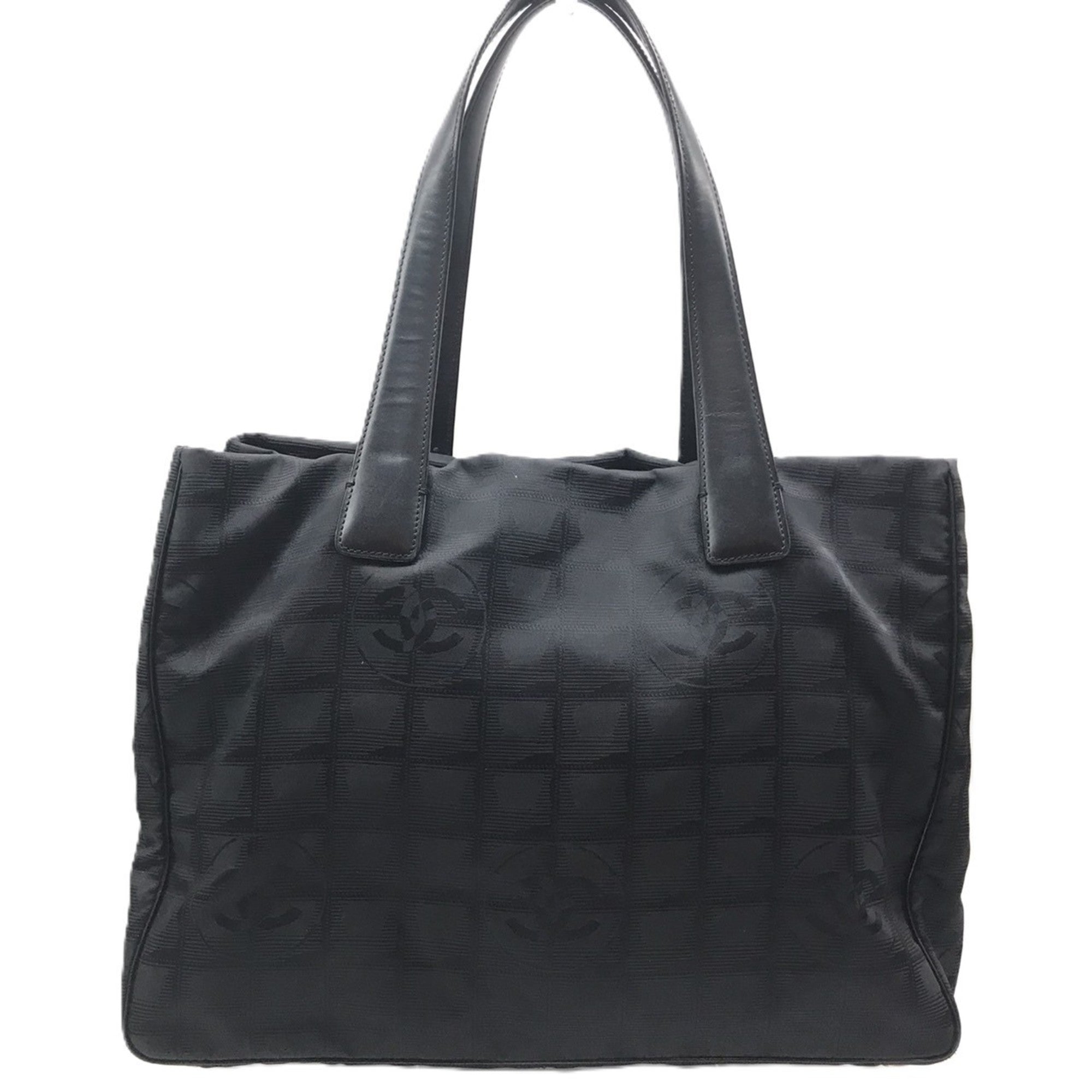 Chanel Black Nylon Tote Bag (Pre-Owned)