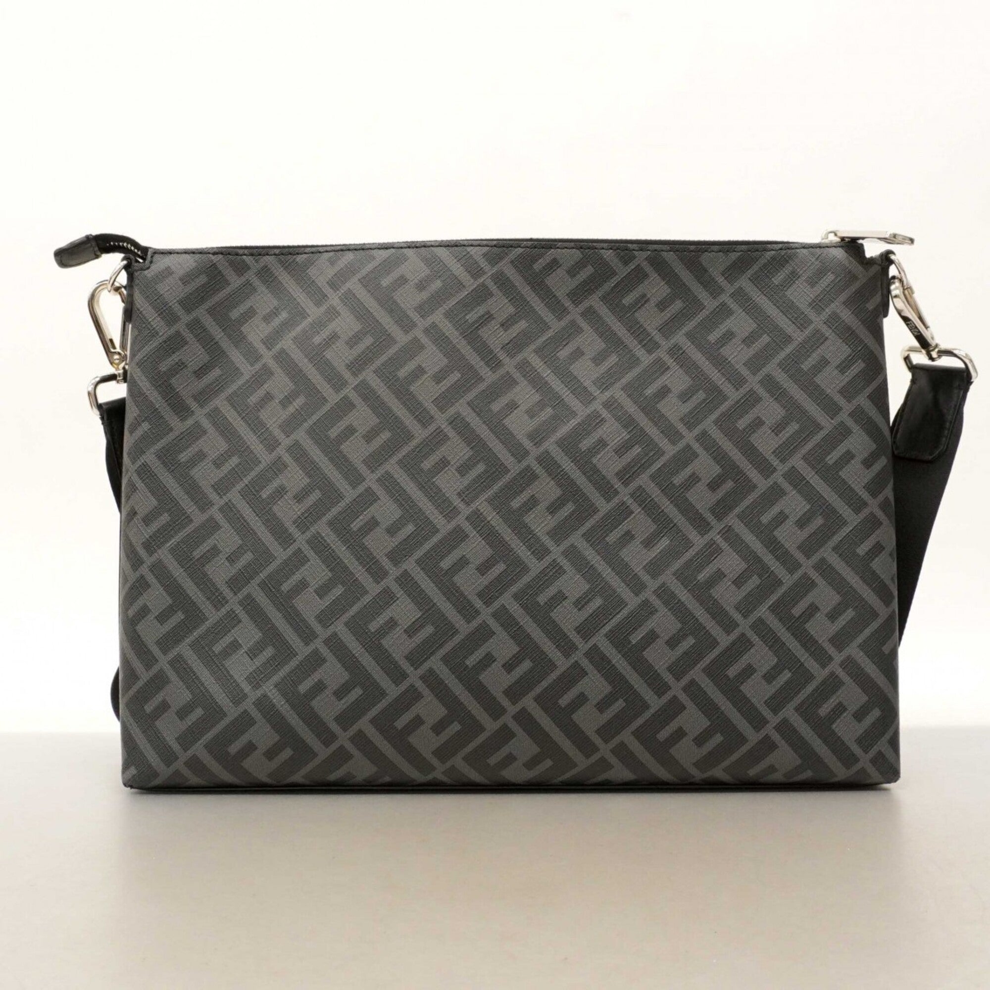 Fendi Black Yellow Pvc Shoulder Bag (Pre-Owned)