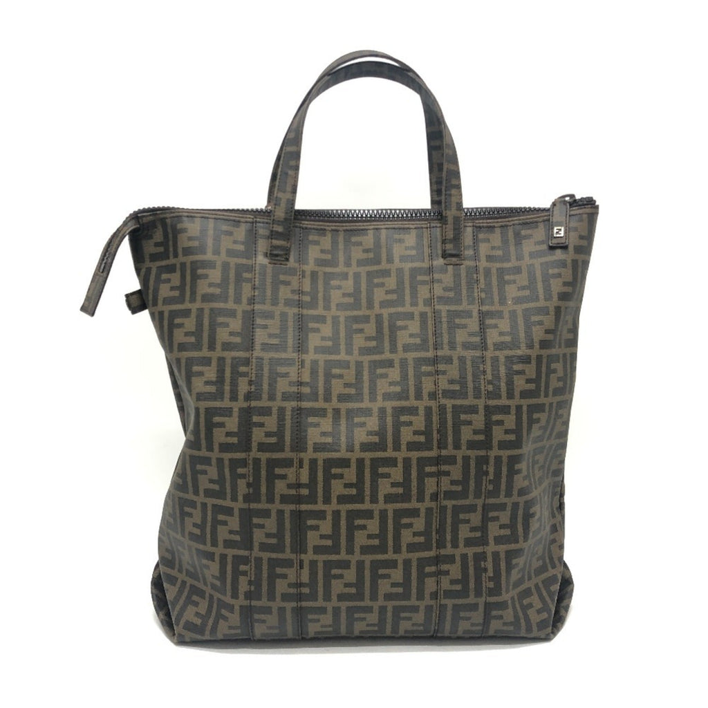 Fendi Brown Pvc Tote Bag (Pre-Owned)
