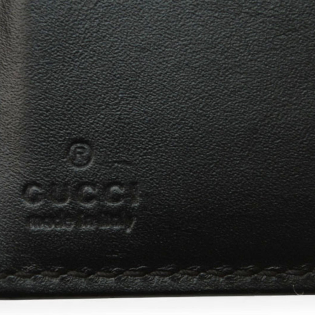 Gucci Gray Navy Red Color Pvc Wallet (Bi-Fold) (Pre-Owned)